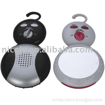 Waterproof radio with speaker and hook at best price